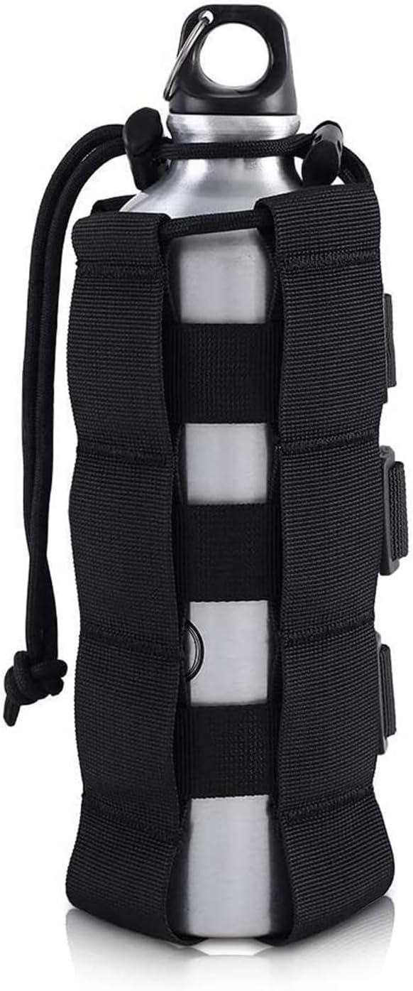 1 Pack Outdoor Sports Water Bottle Bag Adjustable Tactical Water Bottle