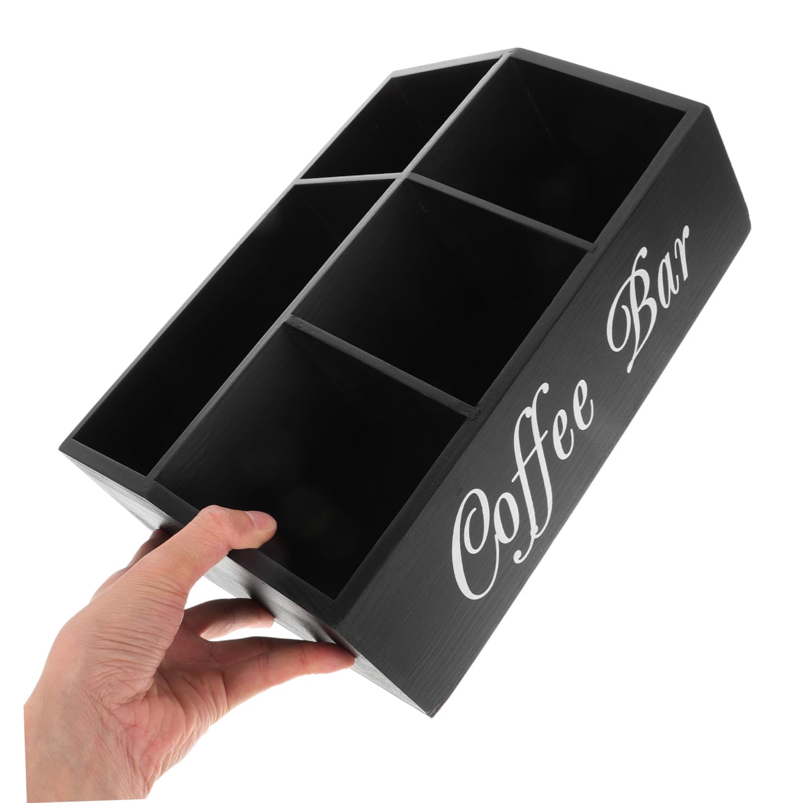 MAGICLULU Stilvoller Für Kaffeestation-zubehör Aus Holz Tee-/kaffee-organizer Für Die Arbeitsplattendekoration