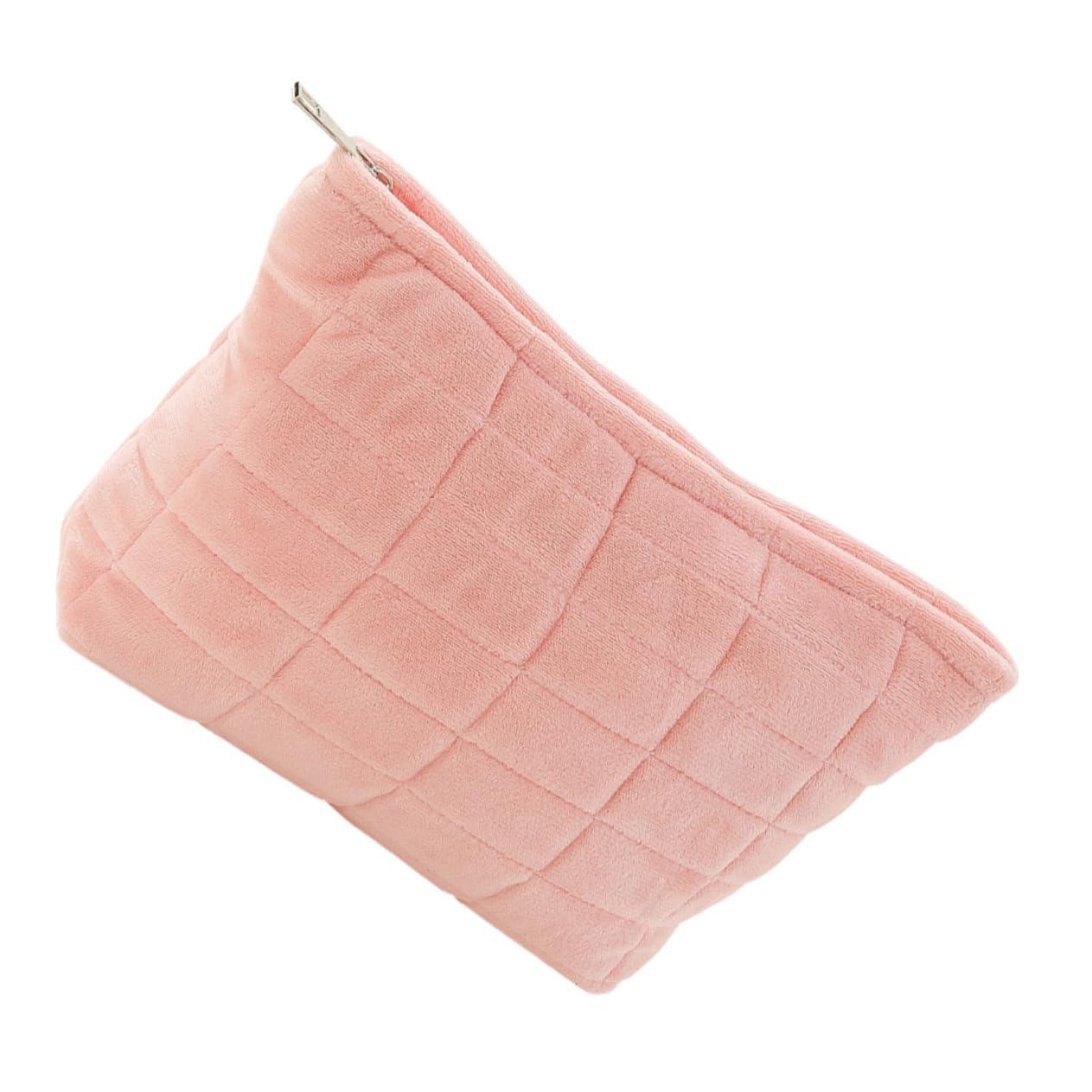 5piezas Bolsa De Maquillaje De Gran Capacidad Neceser Cosmético Portátil De Peluche para y Almacenamiento De Accesorios De