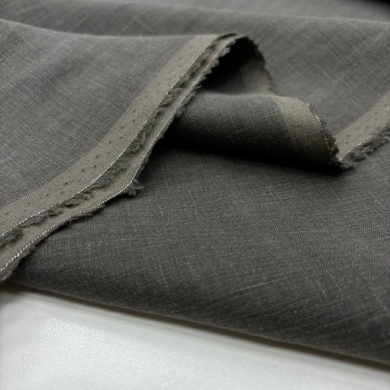 chinese dress ladies Grey Linen Fabric main image 0