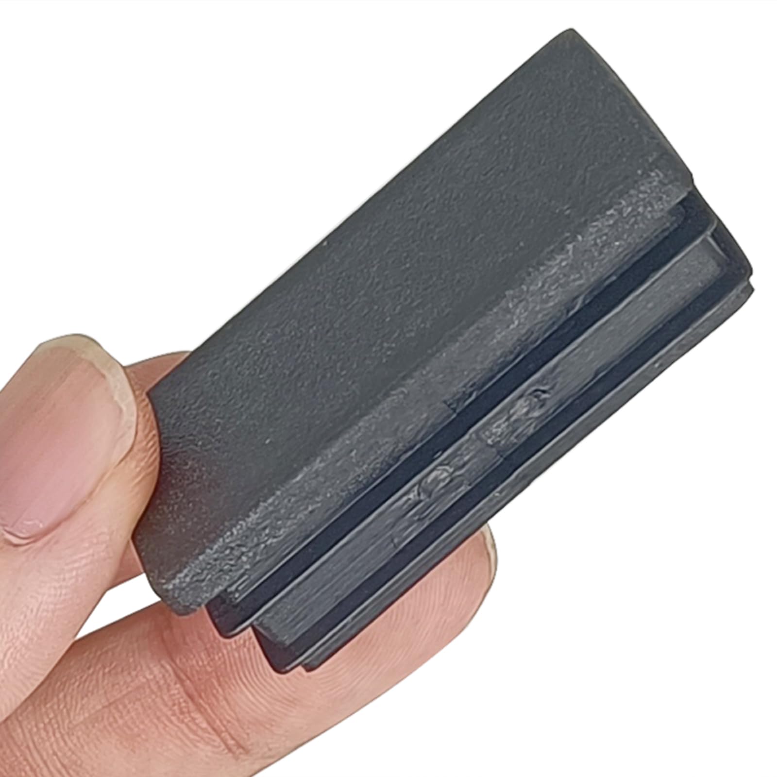 Tapones Para Tubos Rectangulares - Pack De 10, Medidas 38 X 25 Mm, Plástico Negro - Para Patas De Silla, Vallas, Equipos Fitness