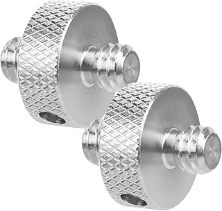 Conversor de parafuso macho de 0,6 cm, conexão estável de 0,6 cm macho para macho e resistente para câmera