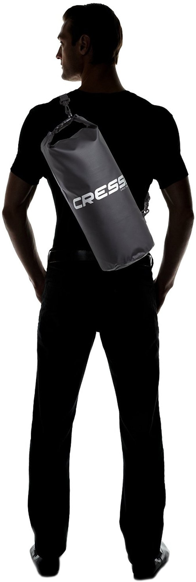 Sac Étanche Cressi Avec Longue Bandoulière Réglable - Idéal Plongée, Plage, Bateau Et Voyage