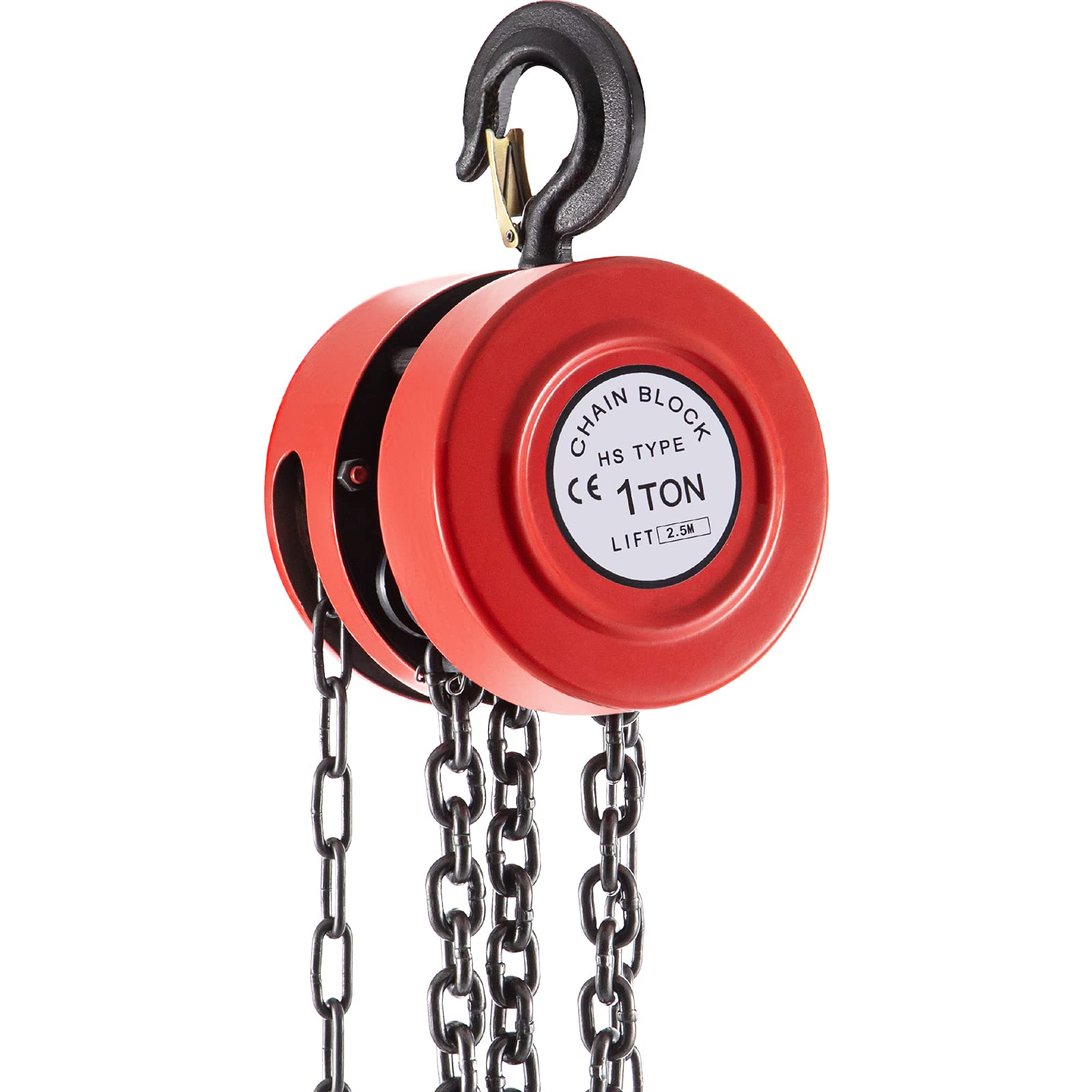 Buy VEVOR Hand Chain Hoist, 2200 lbs /1 Ton Capacity Chain Block, 8ft/2