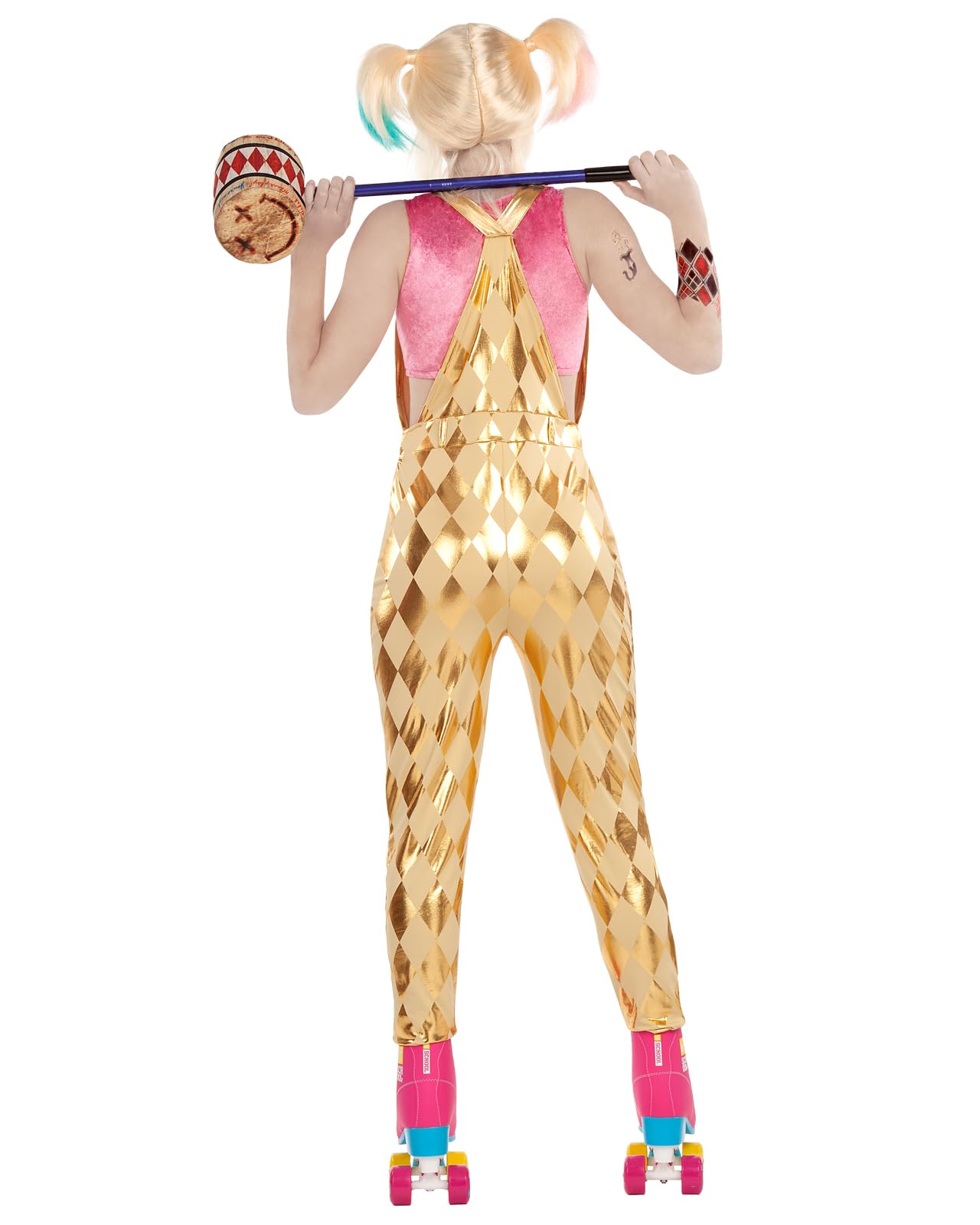 Funidelia | Déguisement Harley Quinn - Birds of Prey 100% Officielle pour Femme Taille M Super héros, DC Comics, Suicide Squad, Méchants, Accessoire pour déguisement