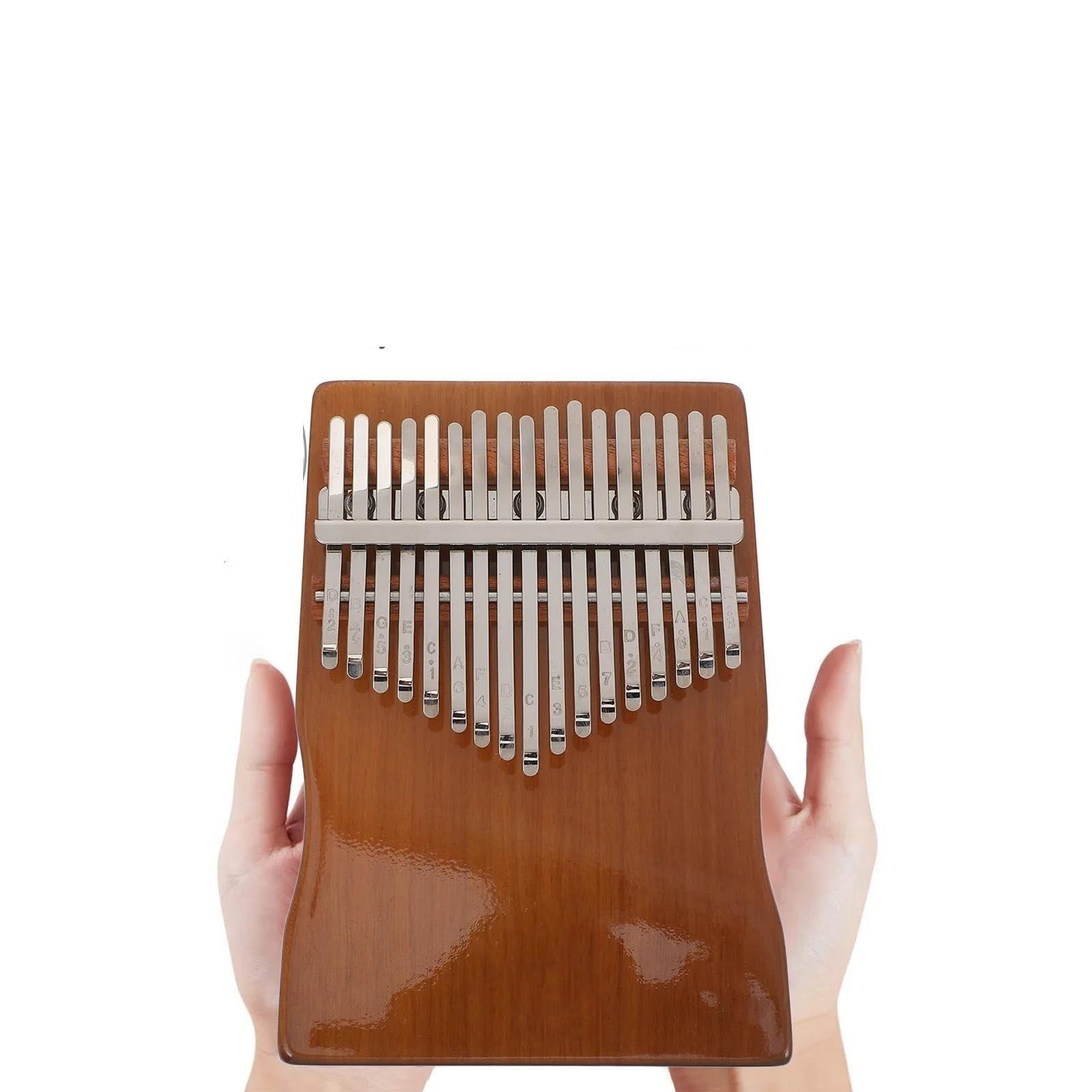 Kalimba Drewniany Kalimba Fortepian Kciukowy 17 Klawiszy Przenośny Praktyczny Instrument Muzyczny Dla Początkujących