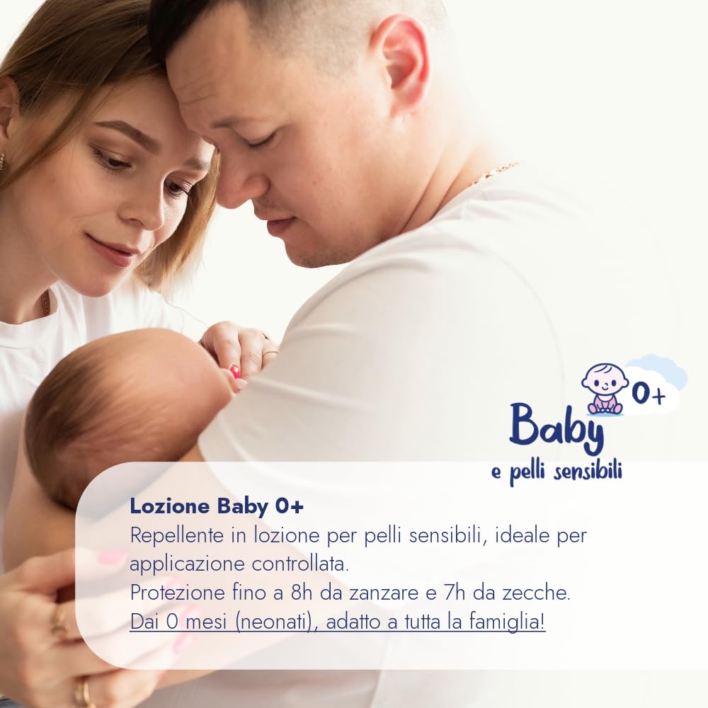 ZIG – ZAG Spray Antizanzare per Bambini e Neonati, Repellente corpo anti zanzare per pelli sensibili, zecche e tafani, senza profumo, 100 ml