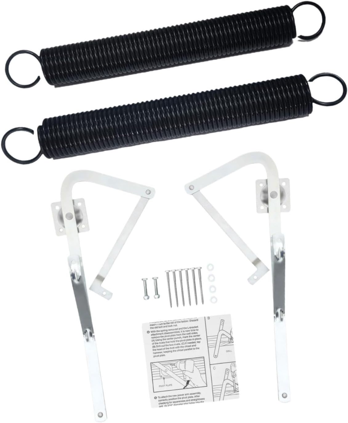 MERIGLARE 屋根裏はしご用ヒンジアーム はしごアクセサリー 頑丈なロックナット 簡単取り付けアタッチメント 厚型 高耐久 W