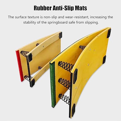 Miniatura 2 de ZJKXJH Springboard de gimnasia para el hogar, tablas de resorte grandes para gimnasia adultos, equipo de bóveda de resortes 469 para sala de juegos,