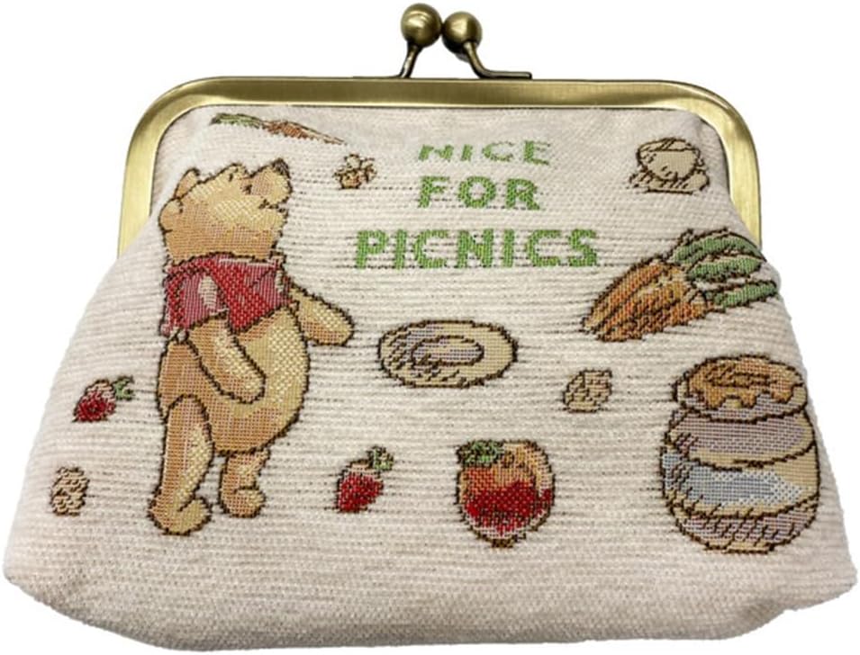 Marushin 2335042500 Disney Winnie the Pooh Nice Four Picnic Gift Birthday Makeup Cosmetic Accessory Box