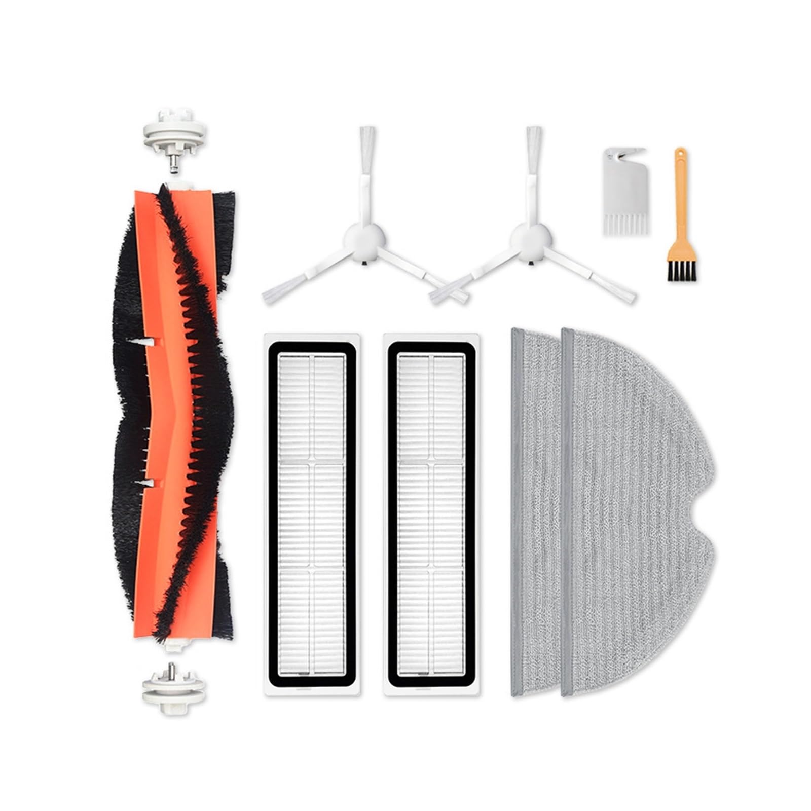 Kicici Brush Mop Cloths Hepa Filter Compatible With Xiaomi Dreame D9 Bot L10 Pro Compatible With TROUVER LDS Finder Robot Vacuum Cleaner Accessories(SMT652)