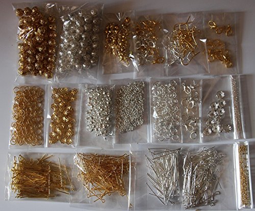 Chengyida Deluxe Jewelry Making Kit- This Adult, Teen, And Girl Making Kit Includes Pliers, Findings, And A Variety Of Pink Beading Supplies.beads Cap/Findings/Pliers Fit Jewelry Accessories Diy #TOP2