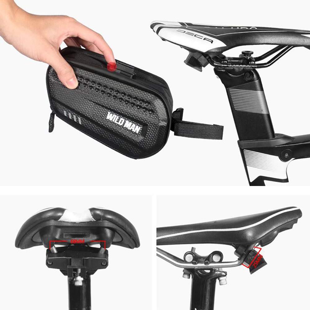 Amazon.com: WILD MAN 1.2L Cycling Waterproof Hard Shell Bike