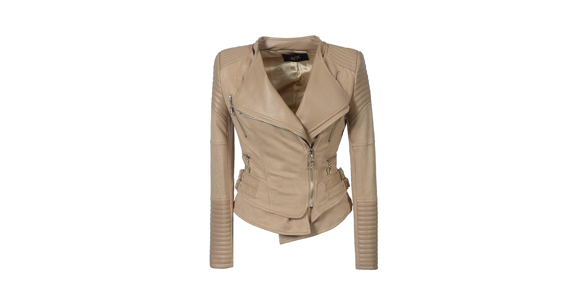 Veste avec broches【Déméter】feminine Veste en jean avec motifs fleuris brodés femme blanc chine