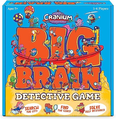 Funko Cranium Big Brain Detective Game for 1-4 Players Ages 5 and Up