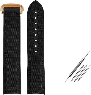 Correa de extremo curvado de 8 colores for Omega Fit for Seamaster 300 Fit for Ocean Speedmaster 8900 Fit for Planet Ocean 20 m 22 mm Tela Nylon Caucho Hombres Correa de reloj