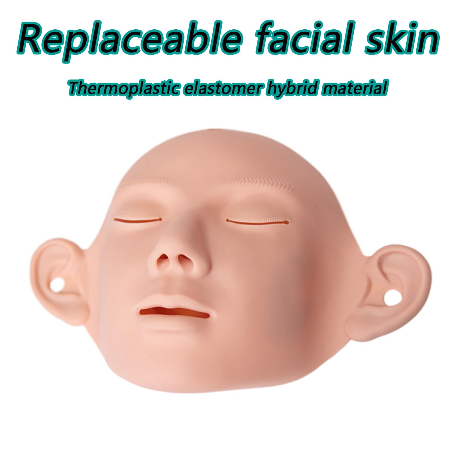 DRXRD Trainingspuppe Reanimationspuppe Halber Körper Reanimationspuppen mit Austauschbare Gesichtsmaske + Austauschbare Lungenbeutel + Matte + Tragetasche für Beherrschung Erste-Hilfe-Techniken