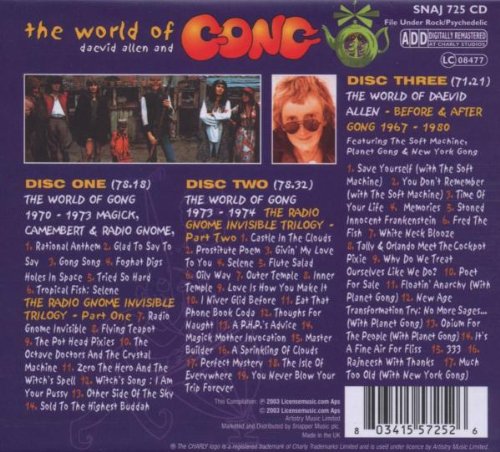 Amazon.com: World of Daevid Allen and Gong : Gong: CDs & Vinyl