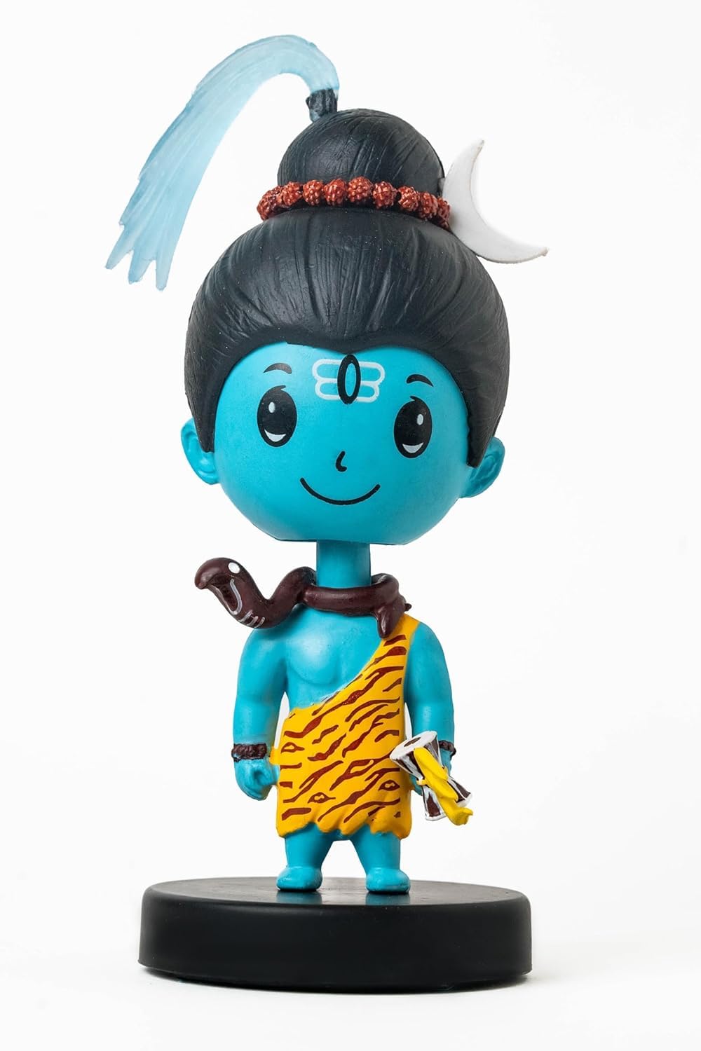BUDDYZ Shiv Shankar Bobblehead | Durable PVC & ABS Figurines | Perfect for Home Décor, Car Dashboard, Office Table | Unique Wobbling Head Design | Divine Idol Set for Gifting and Good Luck-image-27