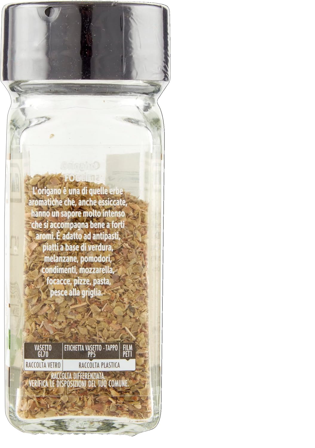 UBENA, Origano in Foglie, Ideale per insaporire Sughi, Marinature, Bruschette e Focacce, Formato Vasetto da 4 x 8 gr