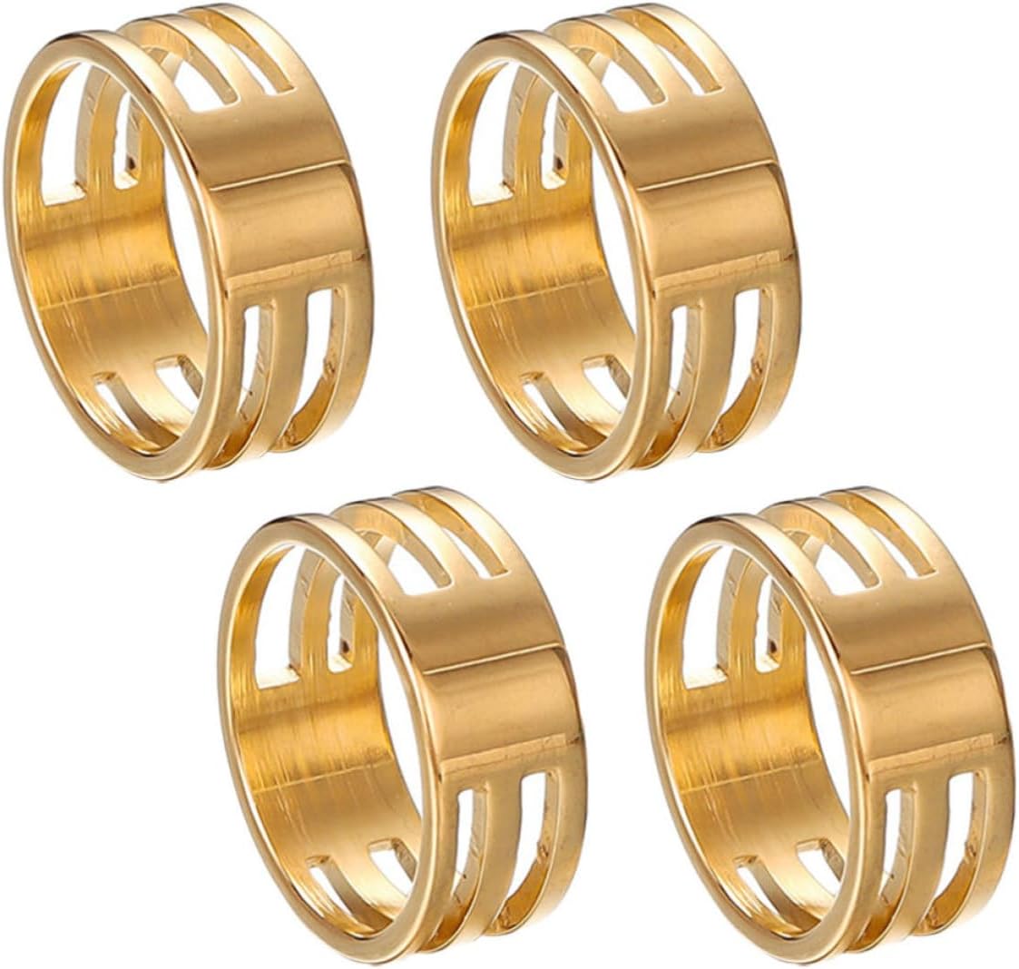 OHPHCALL 4pcs Jump Ring Maker Tool for Jewelry Making Stainless Steel Jewelry Tool with Chic Golden Design Convenient to Use for Ringmaking Tasks and DIY Projects for Hobbyists