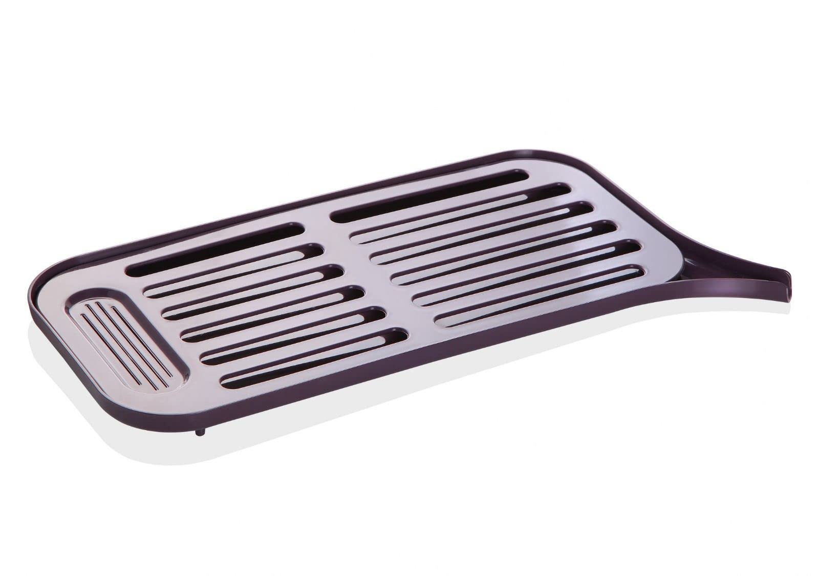 HK Online DISH DRAINER & Drip Tray -Counter Top Dish Rack, Mug & Cutlery Holder, Drip Tray (Sink SIDE Drainer) - Image 2