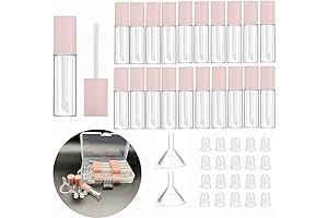 3.5ML Mini Lip Gloss Tubes Empty - Refillable Lip Gloss Containers for Small Businesses