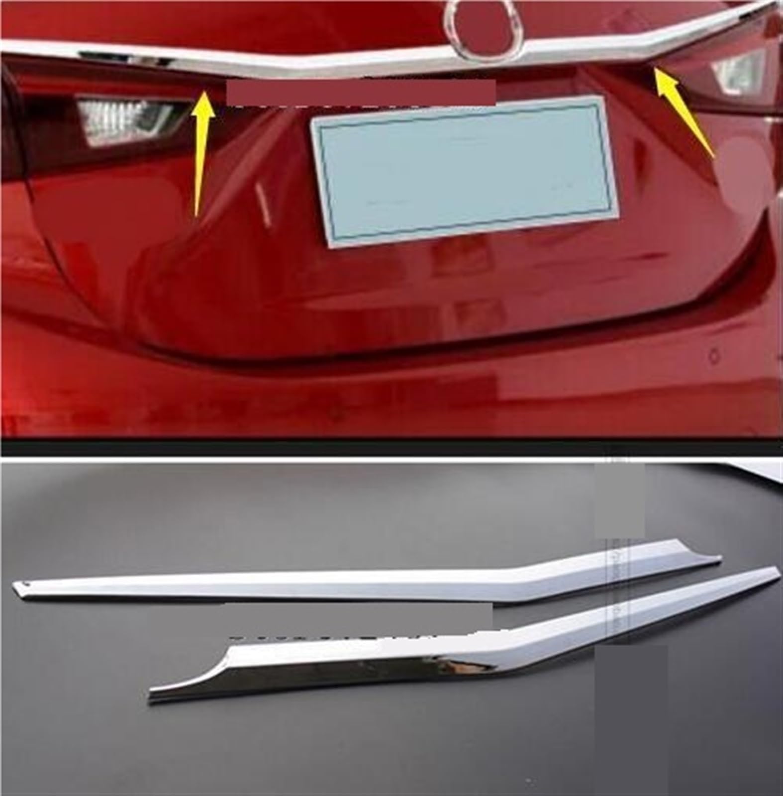 Rynplex per Mazda, 3 Axela Berlina 4dr 2014 2015 2016 2017 2018 Chrome