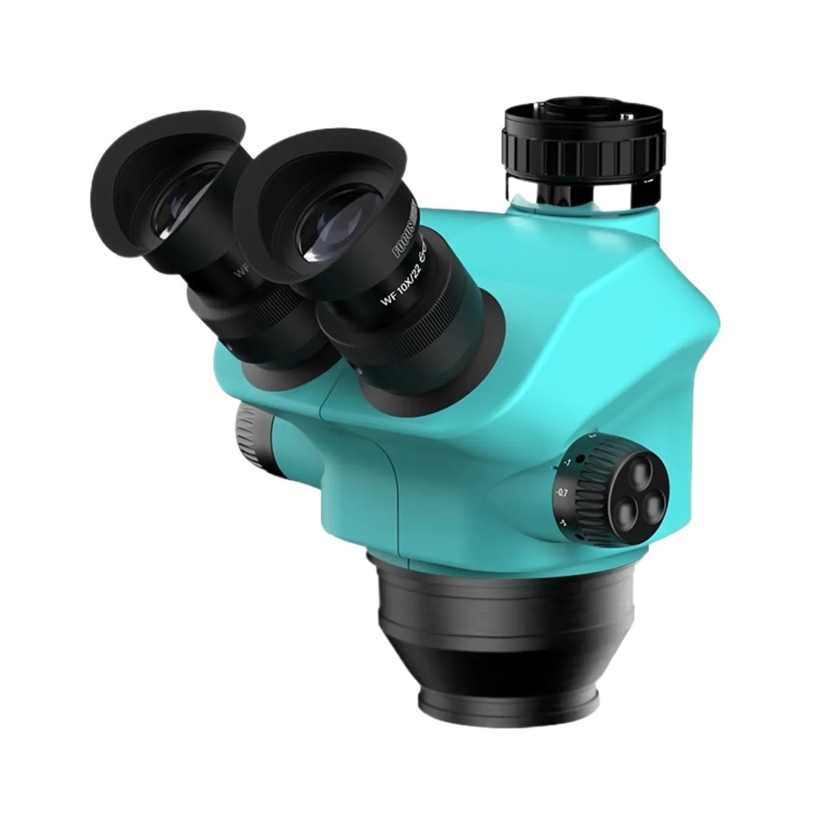 Microscopio Estéreo Trinocular con Zoom Continuo 7-50X, Ocular WF10X/22mm, Herramienta De Soldadura PCB For Teléfono Móvil Adecuada NíTido Y Preciso