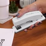 Swingline Stapler, Cub Compact pour bureau, 20 Capacité de la feuille, métal, blanc arctique (S701067)