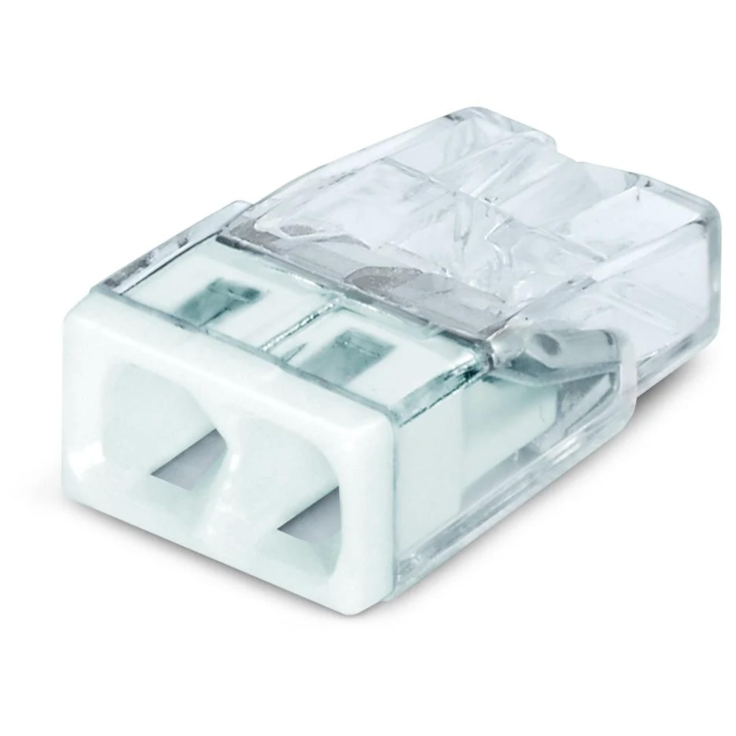 Borne à levier WAGO pour tous types de conducteur - 2 x 4 mm² en ligne - 60 pièces - 221-2411 & 100 Mini Bornes de Connexion Automatique 2 Entrées, Serre-joint