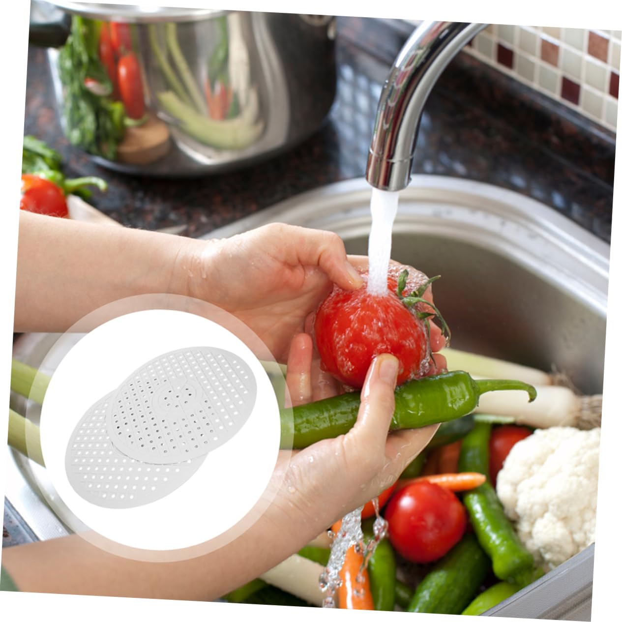 4pezzi Tappetino Per Lavello Da Cucina in Protezione Per Lavello Tappetini Per Asciugatura Resistente All Usura Leggero e Sicuro Adatto Per Piatti e Bicchieri
