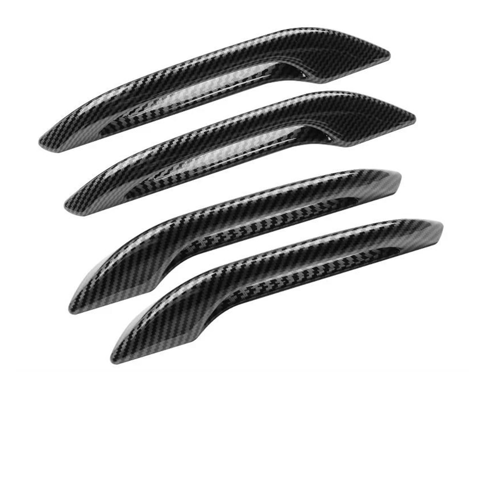 Cubierta de manija exterior para Tesla con acabado de carbono antiarañazos