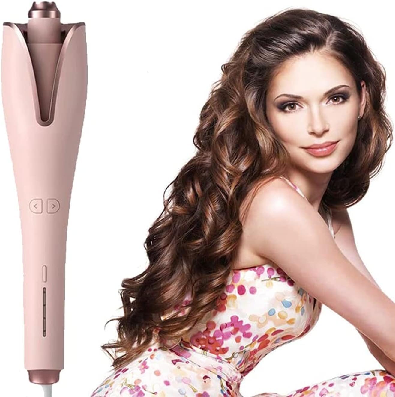 ZHENGJC Automatic Hair Curler Curling Iron Wand Styler Hair Waves Styling Tools ，produces classic curls ， for use on short, medium, and long hair