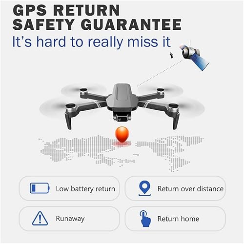 Miniatura 3 de Drone GPS Drone with 5G WiFi FPV 2-axis Gimbal 4K Dual Camera Profesional Brushless RC Quadcopter Drone Helicopter Toy One Key Take OffLanding