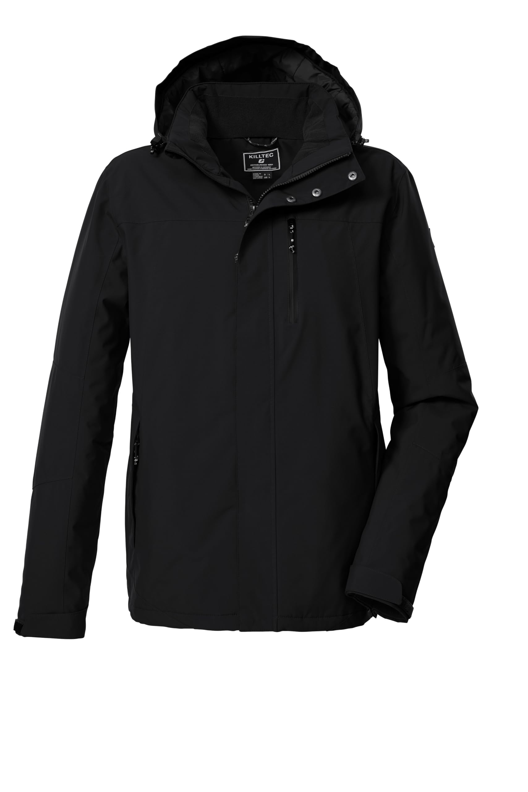 Killtec Herren Kow 90 Mn Jckt Funktionsjacke/Outdoorjacke mit abzippbarer Kapuze