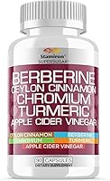 Vista 1 de Stamiron Complejo de berberina con canela de Ceilán, cromo, cúrcuma, vinagre de sidra de manzana, 90 cápsulas