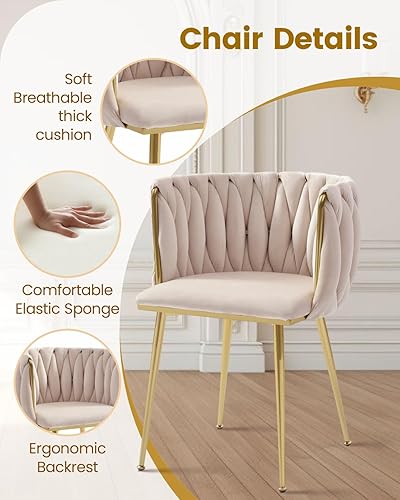 Miniatura 5 de Juego de mesa de comedor de cristal redondo dorado para 4, 5 piezas, juego de mesa circular de vidrio transparente, juego de mesa de cocina de lujo