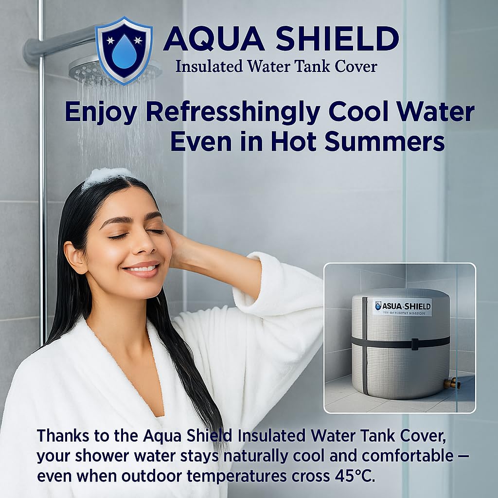 Aqua Shield Water Tank Cover - Insulated Protection -7