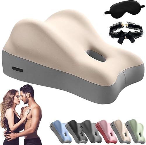 Miniatura 10 de Cojín de glúteos para parejas, almohada de parejas para intimidad, cojín de glúteos para parejas, cojines de embarazo para cama, almohadas de cuña