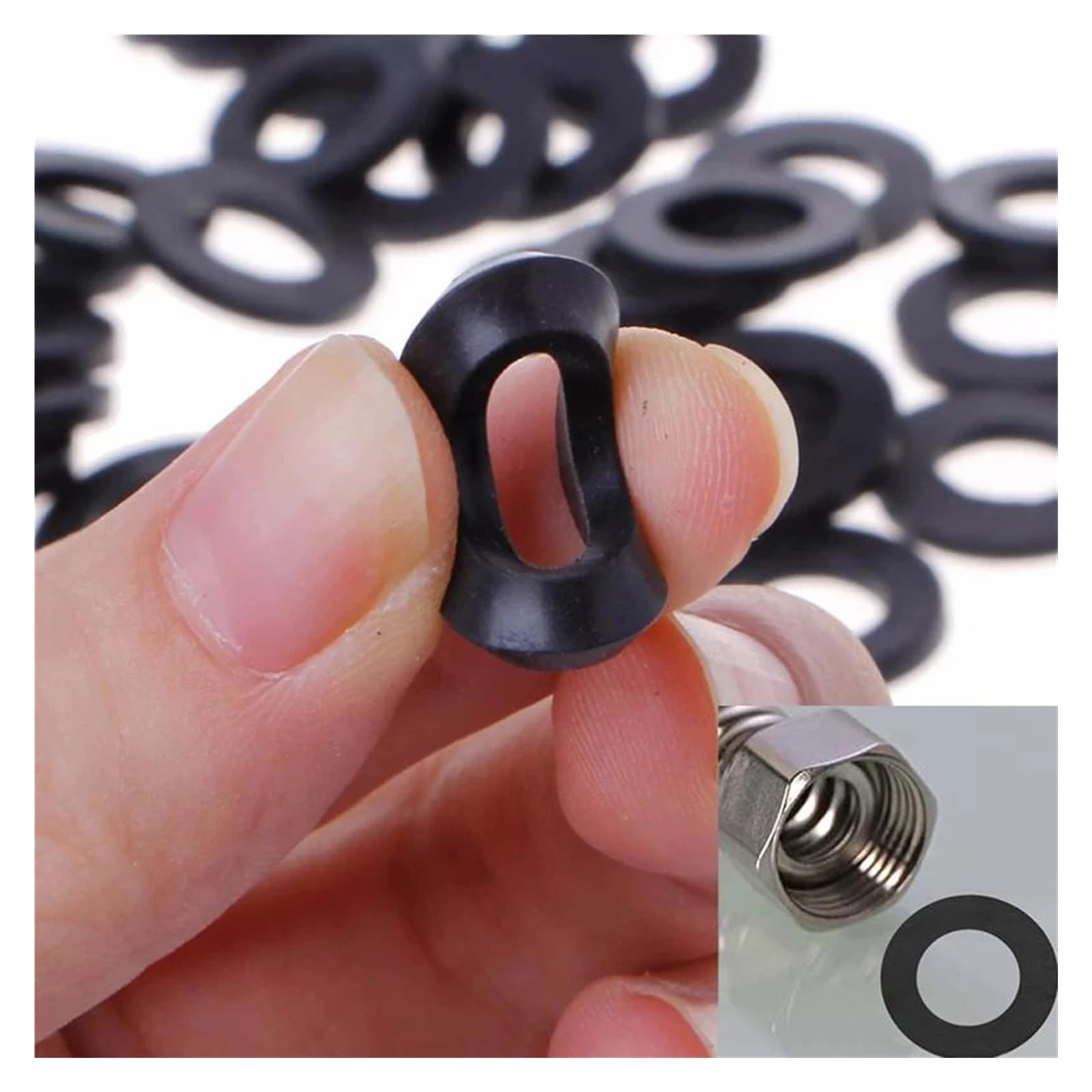 Gummi Flachdichtung NBR O Ring Öldichtung Wasserhahn Dichtungsscheibe