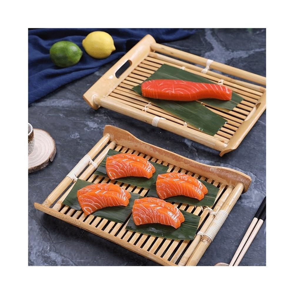 Plateau rectangulaire nordique en bois pour salle à manger, thé, extérieur, légumes, barbecue, après-midi, desserts – Décoration d'intérieur élégante et fonctionnelle