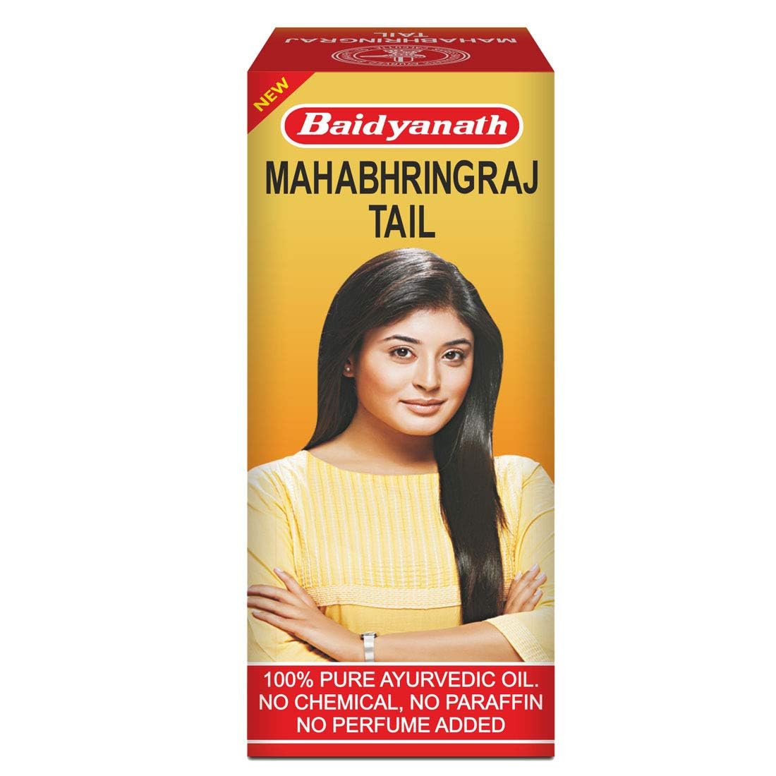 Baidyanath Mahabhringraj Pure Ayurvedic Hair Oil (100 ml), Provides Complete Hair Nourishment- No Added Chemicals and Fragrance (B08X7FD3BM) Amazon Price History, Amazon Price Tracker