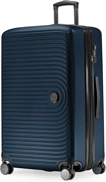 Hauptstadtkoffer Mitte - Großer Hartschalenkoffer, TSA, 4 Rollen, Check-In Gepäck mit 8 cm Volumenerweiterung, 77cm, 130 Liter, Dunkelblau - 1