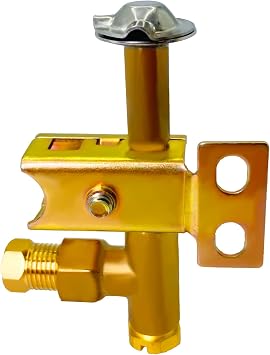 Pilot Burner Replacement Kit, One Way Flame Bracket Can Have Natural or LP Gas 2 Hole Propane/Butane Heavy Pilot Assembly, for Suitable for Fireplaces and Commercial Equipment.