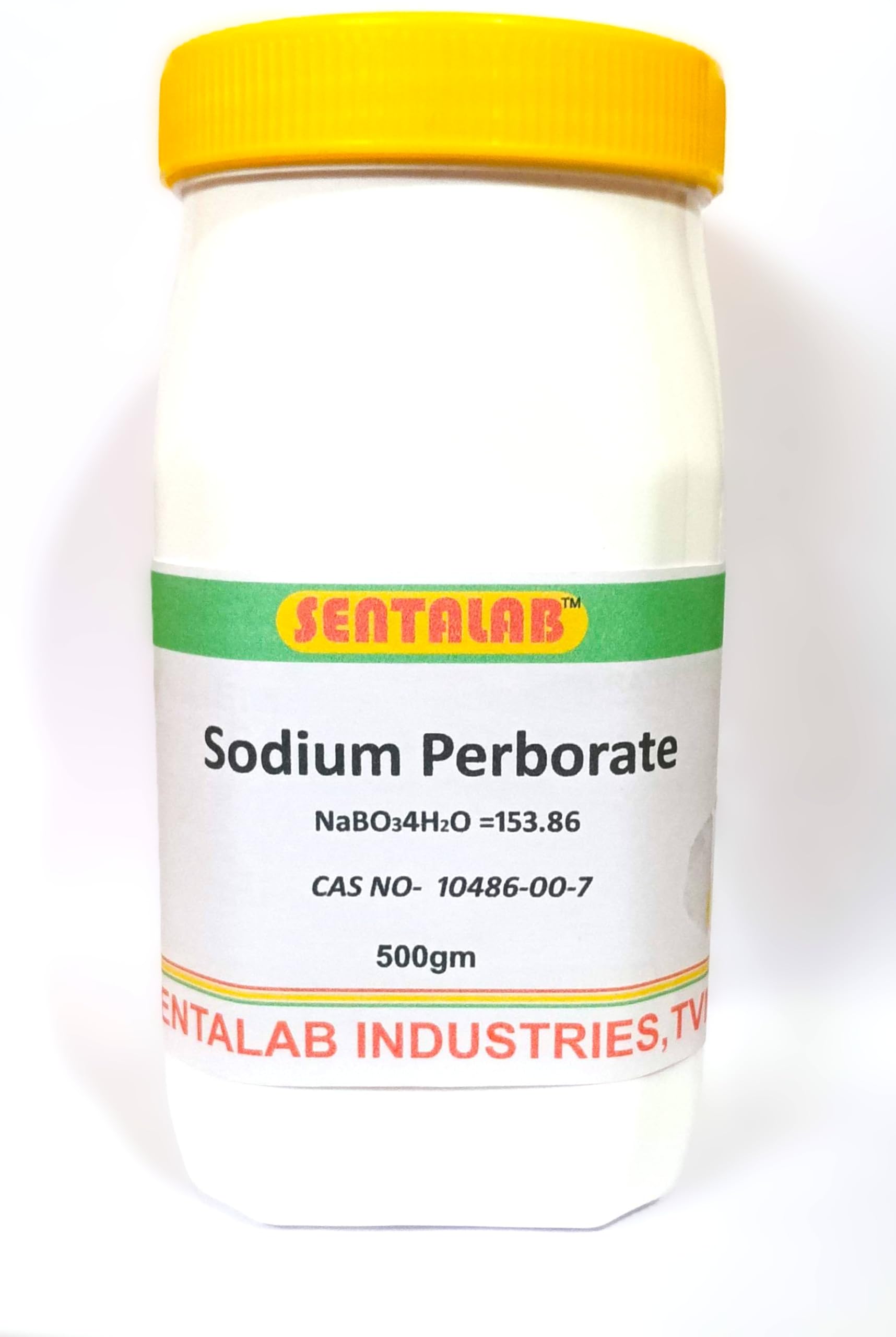 (SENTALAB) Sodium Perborate 500gm, CAS 10486-00-7 Extra Pure-picture-20