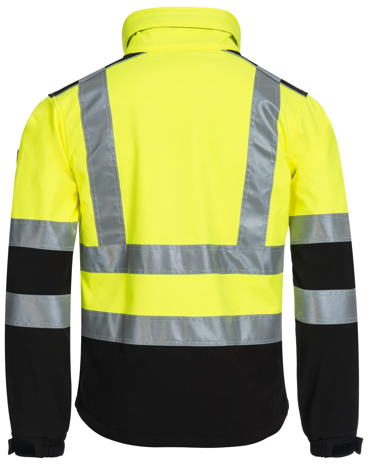 Nitras Męska kurtka ostrzegawcza Motion Tex Viz Softshell, żółty neonowy, 5XL