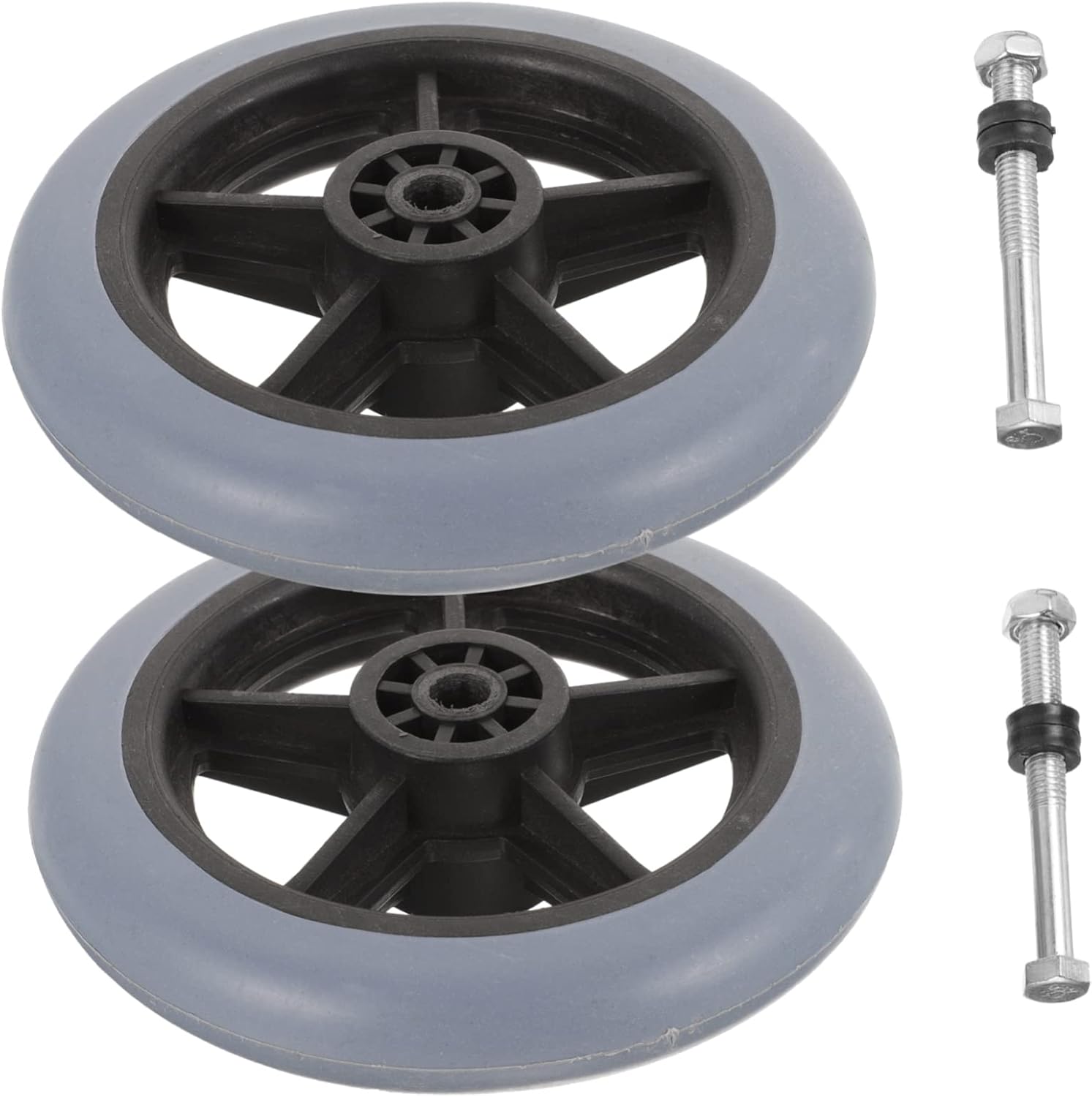 Hemoton 2pcs Wheelchair Wheels Office Chair Accessories