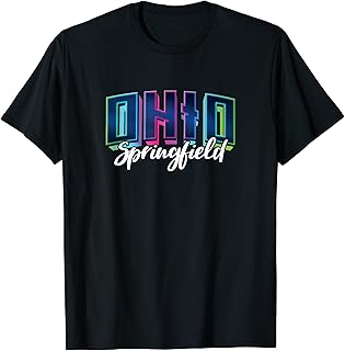 Springfield Ohio USA Vacation Souvenir T-Shirt