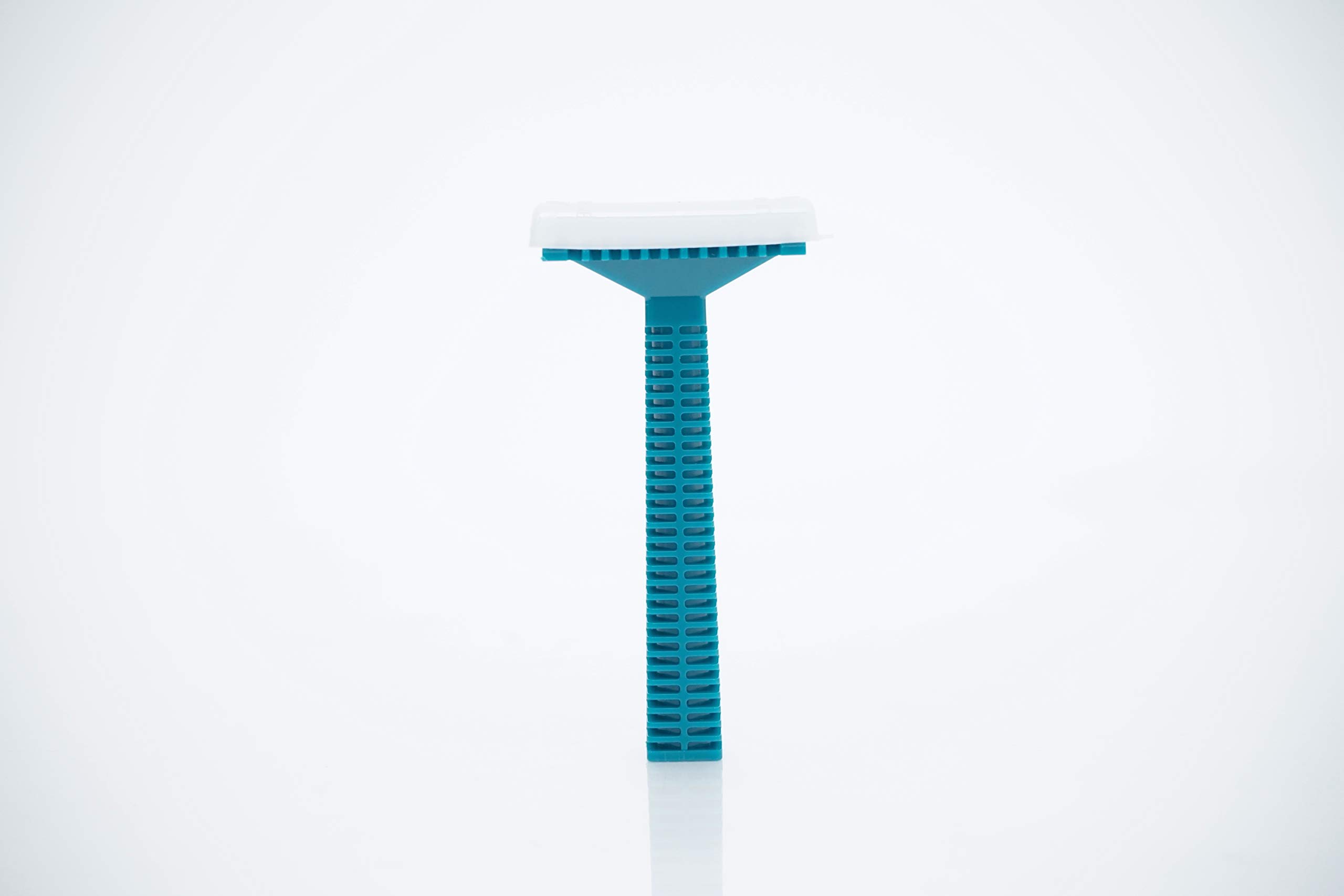 medegen 4777-02 shave prep unweighted razor with stainless steel blade, turquoise, pack of 100